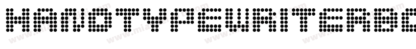 HandtypewriterBd Med字体转换